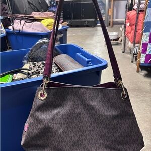 Michael Kors Dark Patterned Shoulder Bag